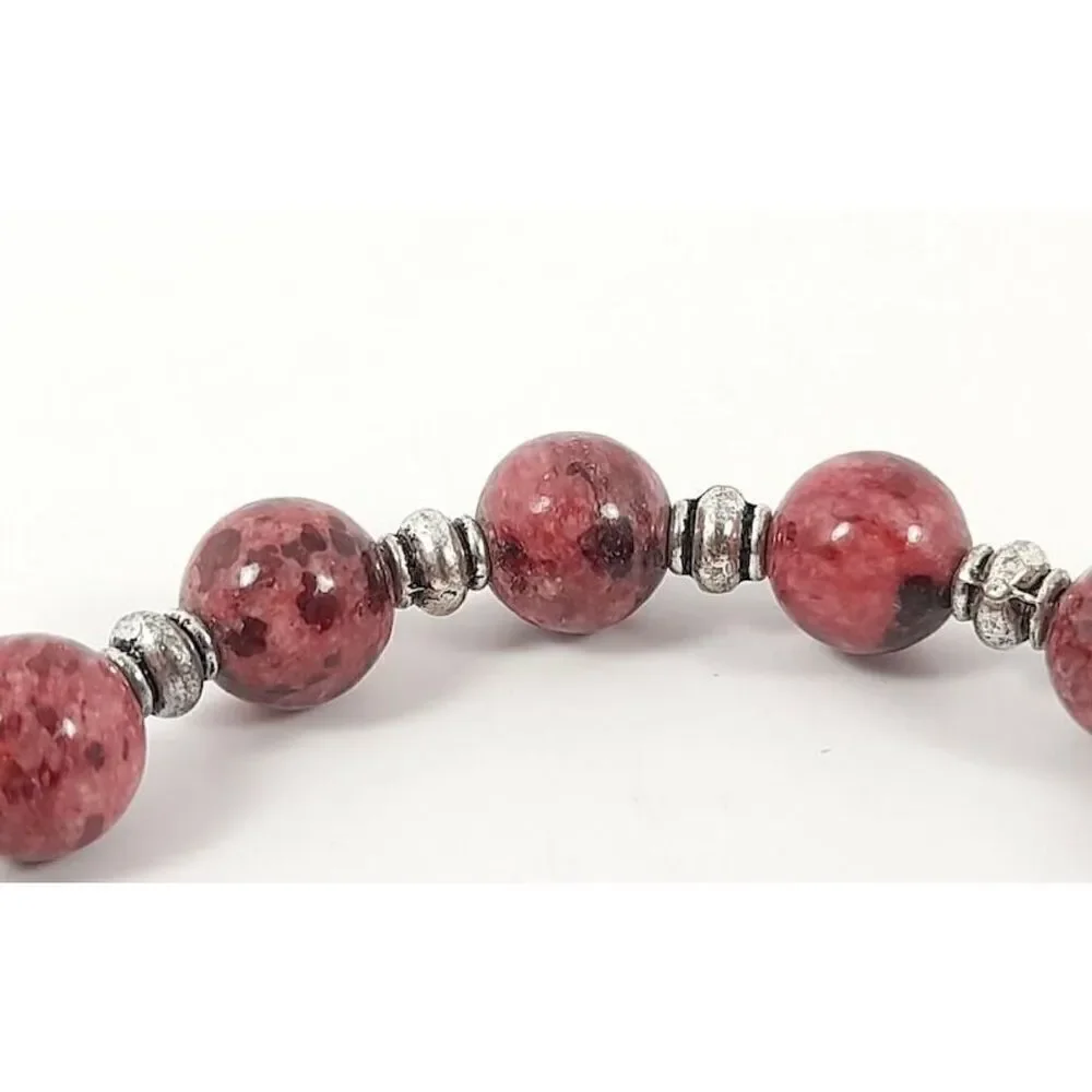 Wind & Fire Rhodonite Wrap Bracelet New